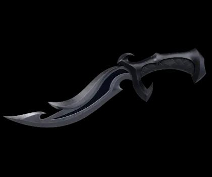 Black Dragonfire Knife