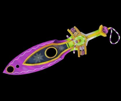 Purple Ornament Knife