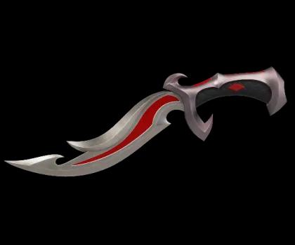 Red Dragonfire Knife