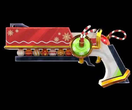 Red Ornament Gun